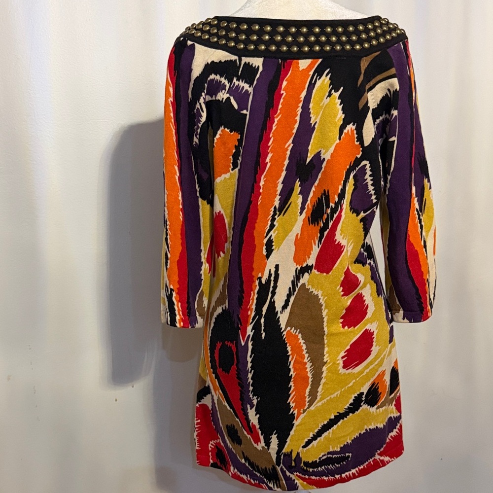 BEREK Colorful Abstract Patterned long top - Picture 2 of 9